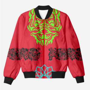 Red Dragon Creative Bomber Jacket For Men