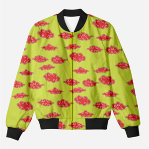 Mustard Cloud Bomber Jacket For Men