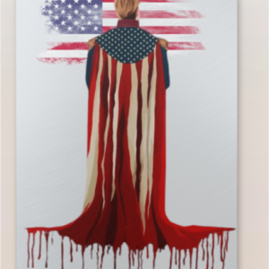 Homelander Metal Poster From The Boys