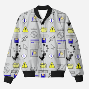Error Code Creative Bomber Jacket For Men