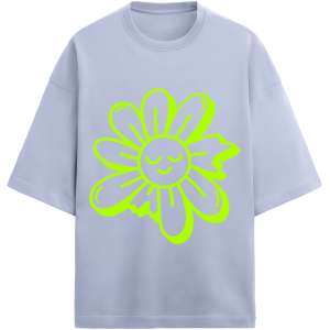 Flower Lover Oversized Terry T-shirt For Men