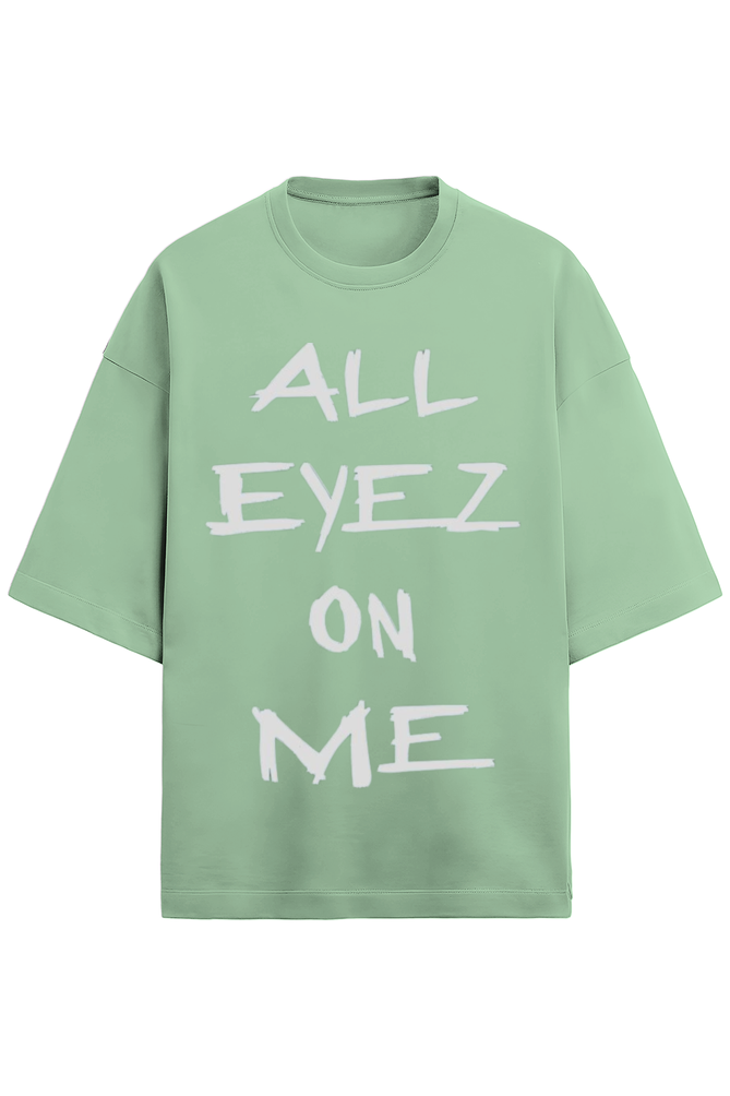 All Eyes On Me Oversized Terry T-shirt For Men