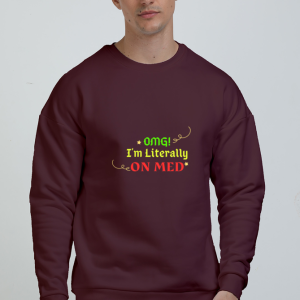 Medication Oversized Sweatshirt For Men