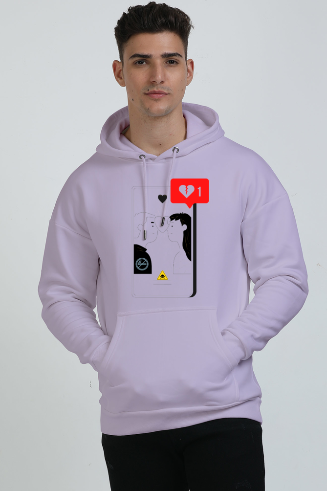 Phone & Friend Oversized Hoodie For Men