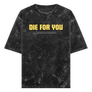 Die For You Oversied Acid Wash T-shirt For Men